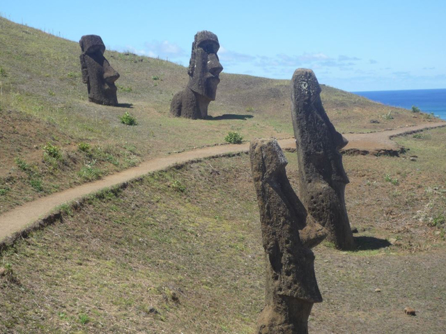 Moais Osterinsel Chile