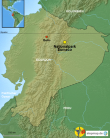 Stepmap Karte Nationalpark Sumaco