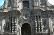 Compania Kirche bei Quito, Ecuador