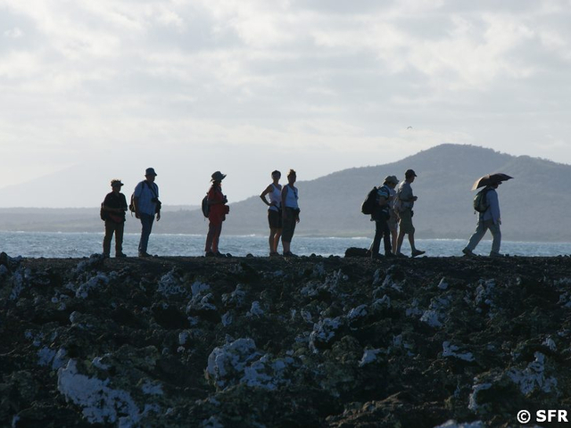 Wanderung in Las Tintoreras, Galapagos