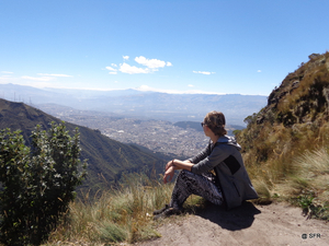 Blick auf Quito vom Pinchincha
