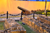 Kanone in Santa Ana, Ecuador