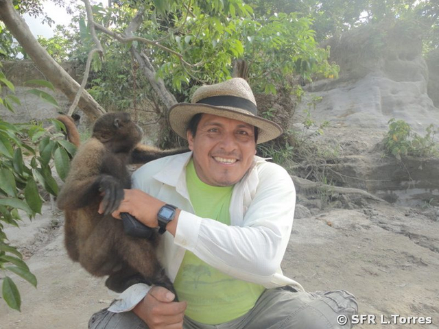 Wollaffe Cuyabeno Luis Torres in Ecuador