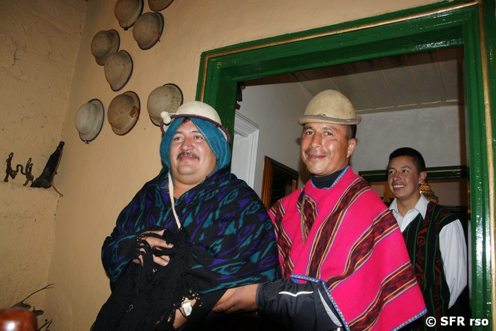 Cholopaar Männer in Ecuador