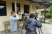 Birder Fotografen im Nationalpark Sumaco in Ecuador