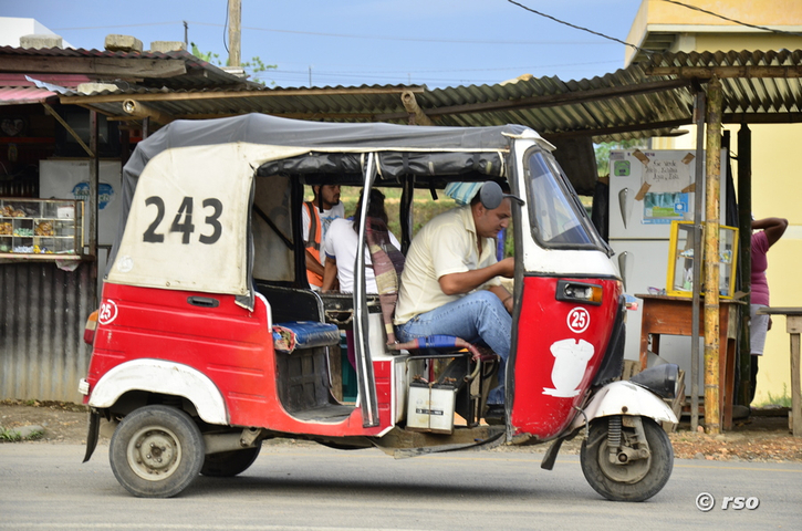 Mototaxi in La Concordia, Ecuador