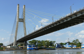 Hängebrücke in Ecuador