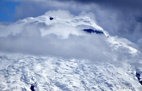 Gipfel Vulkan Cotopaxi