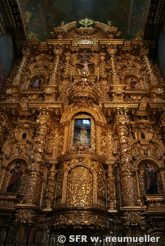 Altar der La Compania de Jesus Kirche, Ecuador