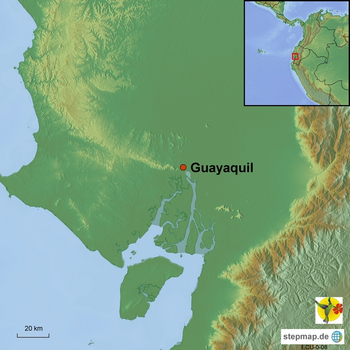 Karte Botanischer Garten Guayaquil