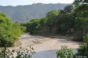 Ayampe Fluss in Nationalpark, Ecuador