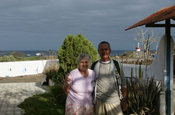 Margret Wittmer und Ralph Sommer auf Floreana, Galpagos