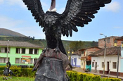 Kondor Monument in El Angel, Ecuador