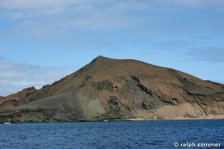 Vulkan Lava Formation auf der Insel Bartolome Galápagos