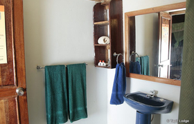 Badezimmer der Tapir Lodge