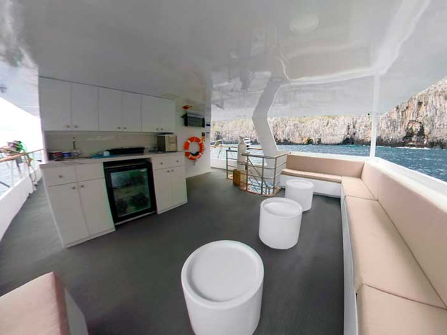 Yacht M/Y Aqua Galapagos Sitzecke