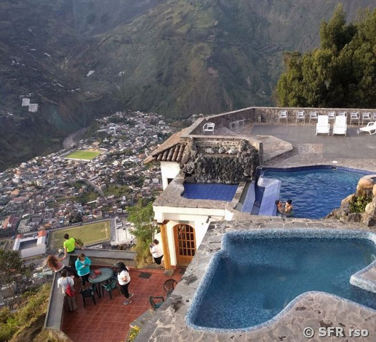 Wunderschoene Aussicht Hosteria Luna Runtun Ecuador 