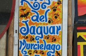 Jama Coaque Schild in Ecuador