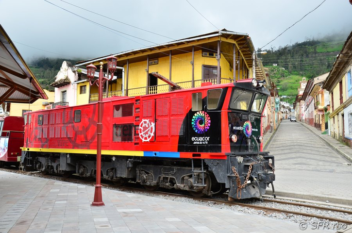 Bahnstation Sibambe, Ecuador