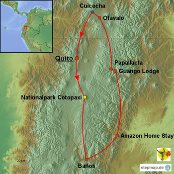 Karte Multisport in Ecuador