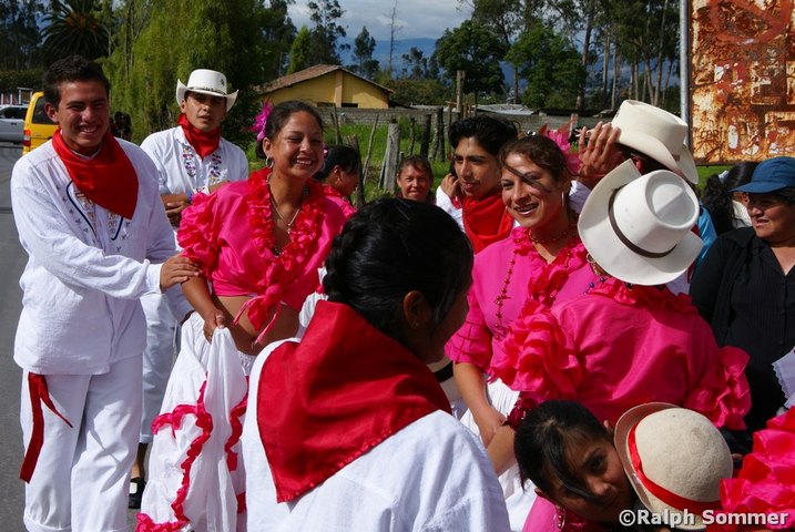 Fest bei Cotacachi in Ecuador