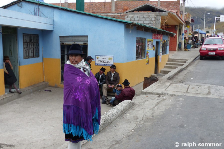 Einheimische in Zumbahua, Ecuador