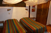 Zweibettzimmer in der Hosteria Mandala Puerto Lopez Ecuador 
