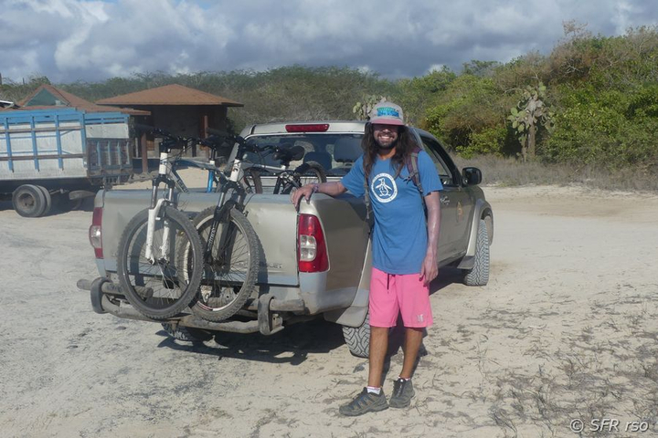 Biking auf der Insel Isabela Galápagos