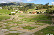 Gelände mit Inkafestung, Ecuador