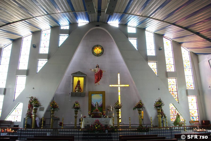 Kirchen Altar in Ecuador
