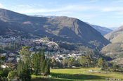 Alausi Ortschaft in Ecuador