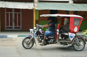 Unterwegs mit dem Mototaxi in Ecuador 