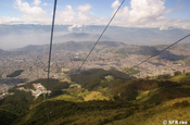 Blick auf Quito vom Pichincha, Ecuador