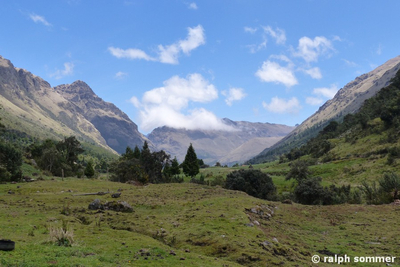 Berge Nationalpark Cajas Ecuador