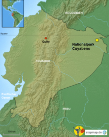 Stepmap Karte Nationalpark Cuyabeno