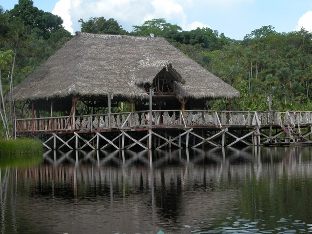 Bootshaus Sacha Lodge Ecuador