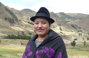 Indigene Zumbahua im Hochland, Ecuador