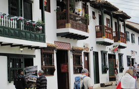 Kolonialhaus Villa de Leyva Kolumbien