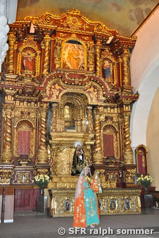 Barock Altar im Museo de la Ciudad bei Quito, Ecuador
