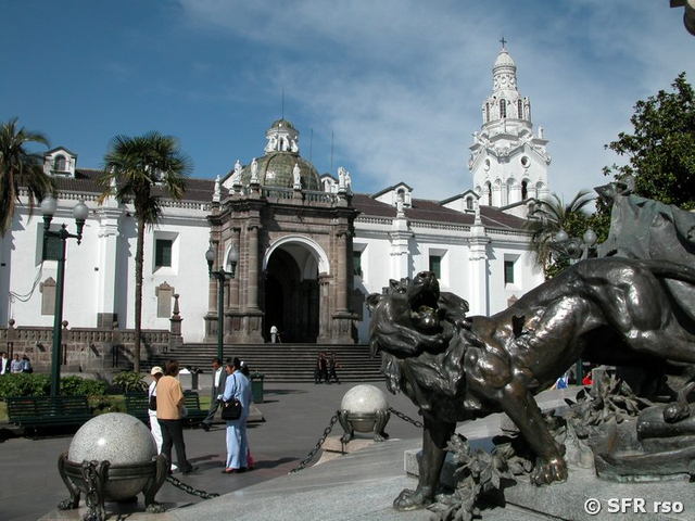 Kathedrale in El Quinche, Ecuador