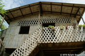 Traditionelles Haus aus Bambus, Ecuador