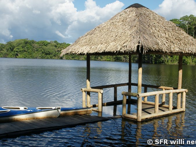 Anlegestelle der La Selva Lodge
