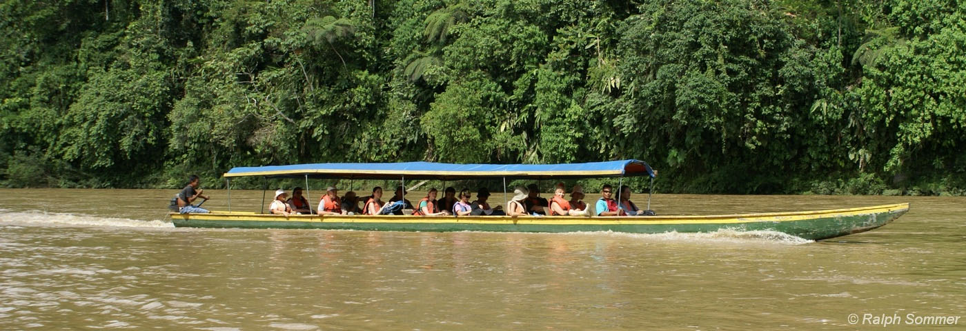Reise Bergnebelwald Amazonas Ecuador Bootestour
