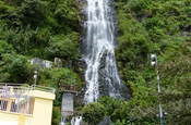 Wasserfall Agua Santa in Banos, Ecuador
