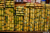 Zuckerrohr klein verpackt in Ecuador