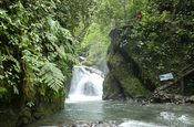 Wasserfall in Mindo in Ecuador