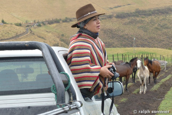 Besitzerin der Hazienda Guaytara in Ecuador 