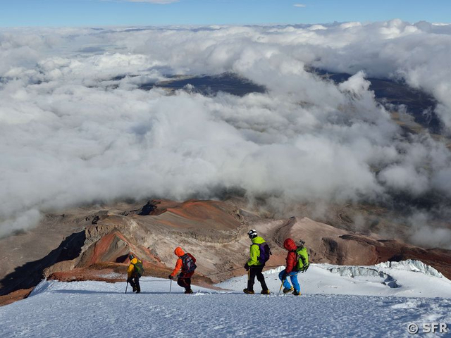 Abstieg vom Chimborazo in Ecuador