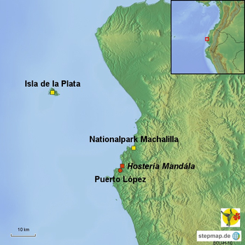 Karte Hostería Mandála Ecuador