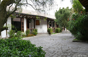 Gartenanlage der Hosteria Abraspungo in Riobamba 